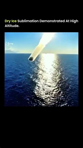 Dry Ice vs. The Ocean! 🧊💨 #Shorts #Science