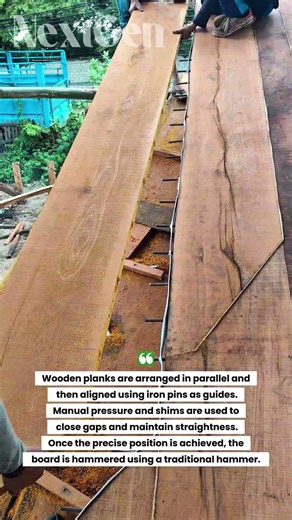 This Giant Wood Slab Joining Technique Is INSANE! Perfect Results Without Machines!