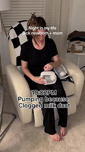 Pumping because Clogged milk duct #newborn #toddlersoftiktok #blowout #baby #momlife #MomsofTikTok | zylerslife’s