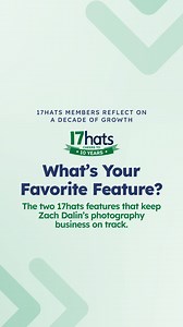 What is your favorite 17hats feature? In our latest Cheers to 10 Years video series, Zach Dalin talks about how the 3-in-1 Document and Workflows keep his business on track. ⭐ Watch the full interview on YouTube where Zach and Amanda talk about what it takes to stay in business for 10 years and beyond. 🎥 Just released today! #17hats #crm #SmallBusiness #solopreneur #interview | 17hats