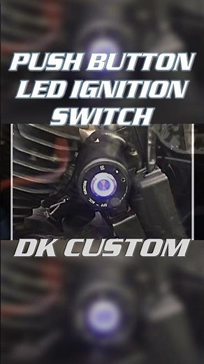Push-Button LED Ignition Switch For Harley Sportster #shorts #harleylife