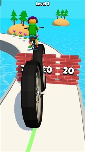 big bike game level 1 🎮 #inshotgaming #bigbikegame #viral #youtubeshorts #gameplay #video