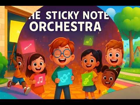 The Sticky Note Orchestra! 🎵🩷 Paper That Learned to Sing – DiamonddKids 3D Kids Song