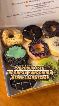 5 Original Indonesian Products That Are Thought to Be Foreign Brands #food #indonesia #shorts