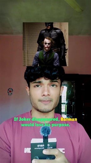 Batman 🦇 and 🃏 #philosophy #motivation #batman