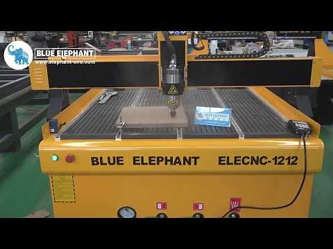 BLUE ELEPHANT Cheap CNC Router 1212 Yellow Color Multi Function CNC Engraving Machine Working On MDF