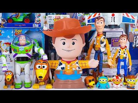 Unboxing Disney Pixar Toy Story toy collection ASMR| Mystery Woody Box & Buzz Lightyear & Slinky Dog