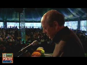 Billy Collins reading three poems at the 2008 Dodge Poetry Festival