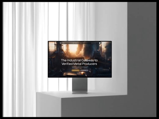 Industrial Website Design | B2B Corporate UI