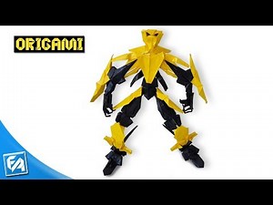 ROBOT DE PAPEL⭐ORIGAMI MODULAR PAPER ART