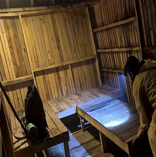 154K views · 5.4K reactions | Being caught in a pack of wolves during heavy rain at night and hiding in an abandoned log cabin #fblifestyle | Building Skills | Facebook