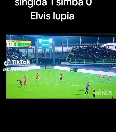 Half time singida 1 simba 0