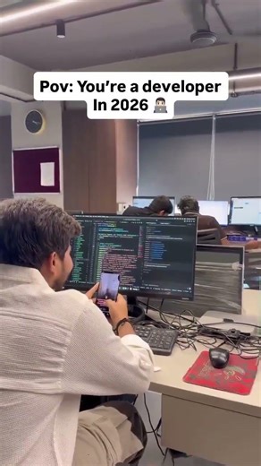 Coder girl 👩‍💻 - POV: you’re a developer in 2026😂