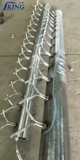 Refractory anchor welding workpiece for furnace