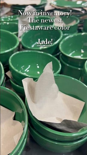 Jade! Fiestaware 2023 Color of the Year