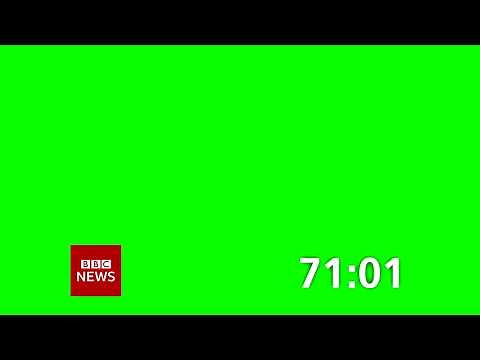 100 Seconds Countdown BBC News Remix 2020 Version (Green Screen)