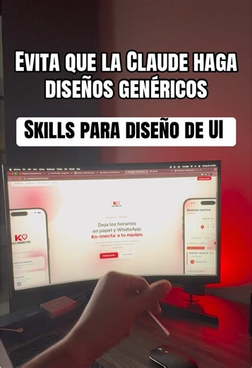 Cómo evitar que Claude haga diseños genéricos ( Skills para diseños con IA ) #claude #ia #diseño #techtok #website