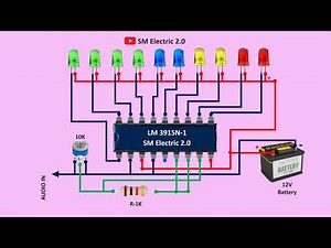VU Meter Circuit Diagram