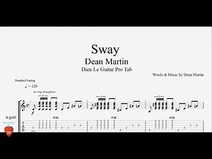 Sway (Quien Sera) - Dean Martin - Guitar Lesson TAB