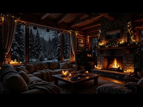 Put You Into Deep Sleep • Calm Winter Night Ambience With Snowfall • Fall Asleep in 3 Minutes