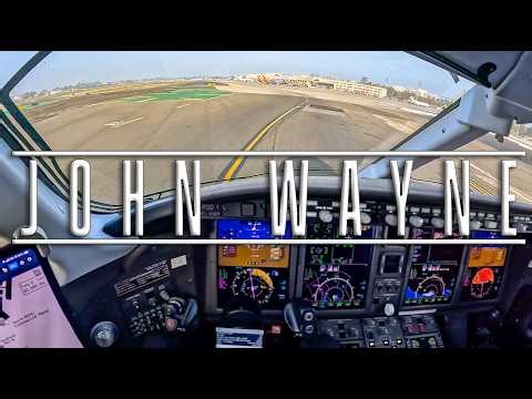 Noise Abatement Departure | John Wayne | Challenger 300