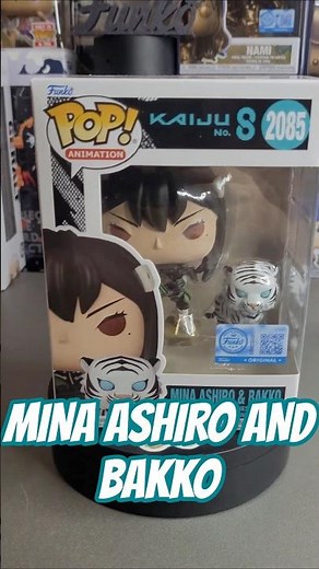 Funko Pop! Mina Ashiro and Bakko review #funkopop #funkoanime #kaijuno8 #minaashiro #mina #funko