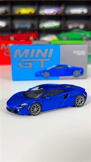 Mini GT McLaren Artura Volcano Blue 🔥 1:64 Diecast Review