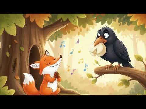 🦊 The Fox and the Crow | Bedtime Story for Kids