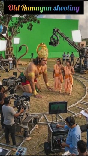 Old Ramayan Shooting | Ramanand Sagar's Ramayan | Ram Lakshman Hanuman | Ravindra Jain Bhajan |
