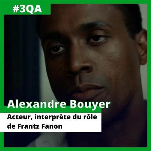[3QA] 🎬🇩🇿 Connaissez-vous l’histoire de Frantz Fanon ? Ce brillant psychiatre a été l’une des figures majeures de l’anticolonialisme en Algérie. Le long-métrage « Fanon », actuellement en salles, retrace sa vie. Trois questions à l’acteur Alexandre Bouyer, qui l’incarne à l’écran. 🎥 Hadjaratou Raky Diagne | France TV Afrique