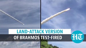 Watch: India successfully test-fires land-attack version of BrahMos missile