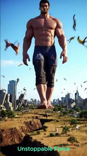 GIANT MAN Destroys City! (Colossal Power Unleashed)