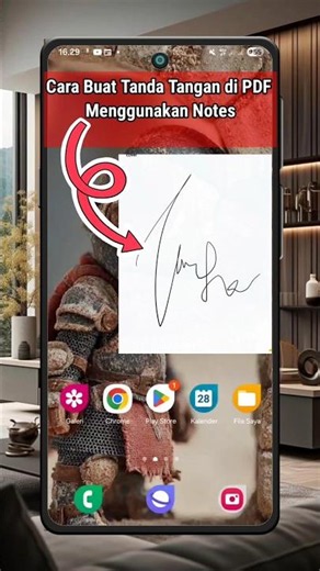 cara buat tanda tangan di PDF menggunakan notes #Shorts #TutorialPDF #TandaTanganPDF