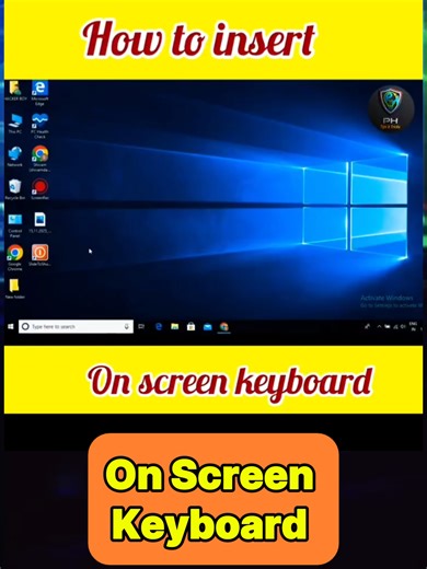 How To Insert On Screen Keyboard #techtips #pcsolutions #windows11pro #keyboard #pctips