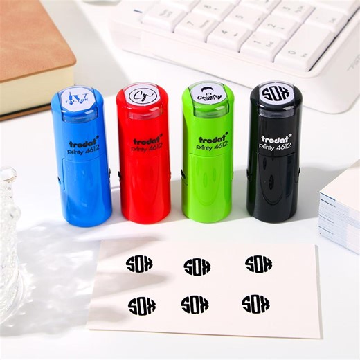 Custom Logo Loyalty Card Stamp, Personalized Mini Stamp - Etsy