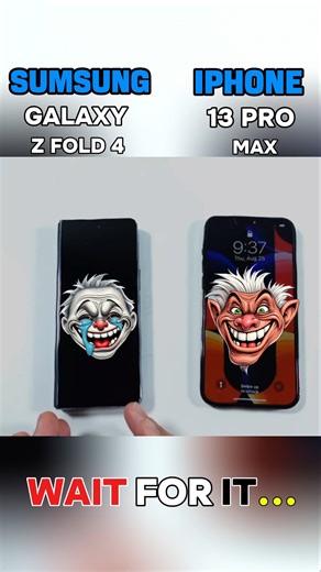 🔥SUMSUNG GALAXY Z FOLD 4 VS IPHONE 13 PRO MAX BOOT UP TEST !!