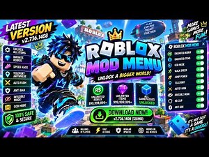 Roblox Mod Menu Script & Unlimited Robux | Roblox Mod Apk | Roblox Mod Menu