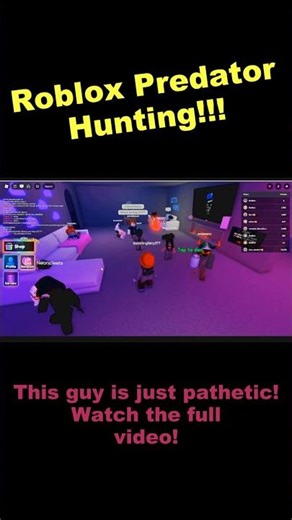Roblox's Most PATHETIC Predator(Short Version) #roblox #robloxedit