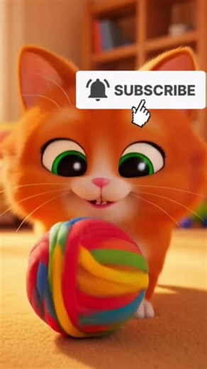 cat playing with yarn