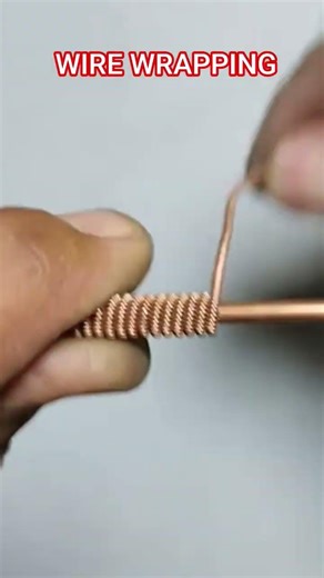 Wire wrapping 😅| Starting coil weaving in the WIRE WRAPPING technique.
