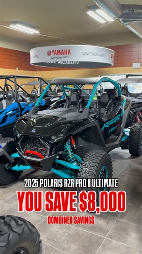 Polaris Hot Offers  — 2025 Polaris RZR PRO R Ultimate • NOW $34,999 + fees • YOU SAVE $8,000 ($5,000 FBC Discount + $3,000 Rebate)  Contact Us Today! Call Or Text (951)698-4123! STKP133550, MSRP $42,999 + fees -$5,000 FBC Discount -$3,000 Rebate Now $34,999 + fees, cannot be combined with any other offers, see store for details, subject to prior sale, valid until 11.30.25 #funbikecenter #sandiegomotorsports #polarisrzr #offroaderlife | FUN BIKE CENTER | Facebook