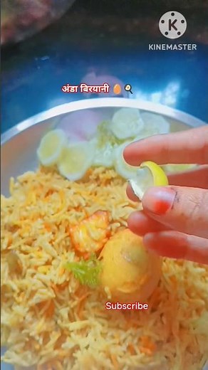 Delicious Anda Biryani Recipe 🍳 | Easy Egg Biryani at Home | Street Style Taste #biryanilovers