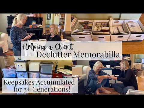 Decluttering Memorabilia - How a Professional Organizer Guides a Client Through the Process