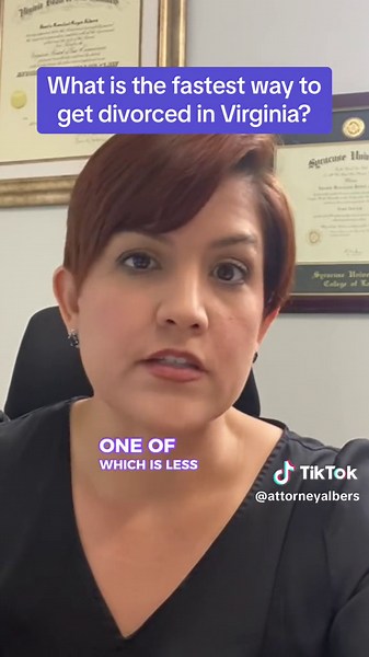 What is the fastest way to get a divorce in Virginia? Here’s how, and I can do them anywhere in Virginia! #divorce #divorced #divorcetok #familylaw #divorcelawyer #familylawyer #uncontesteddivorce #virginia #virginiadivorcelawyer