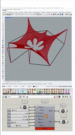 Rhino Grasshopper Tutorial (Kangaroo Tensile)