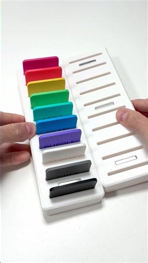 3D Printed Color Samples and Holder 😍# #3dprinted #3dprinting #colors #colorsamples #3dprint