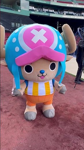Just Chopper with pure vibes during ONE PIECE Theme Night with the Boston Red Sox at Fenway Park!