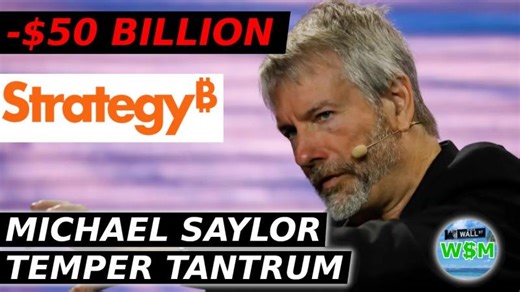 Michael Saylor Freaking Out As Stock Price Collapses | Dan Johnson
