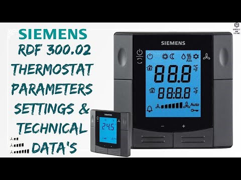 Siemens RDF 300.02 Thermostat | Parameter Settings & Technical Data Explained