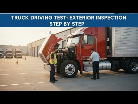 Truck Driving Test: Exterior Inspection Step by Step
